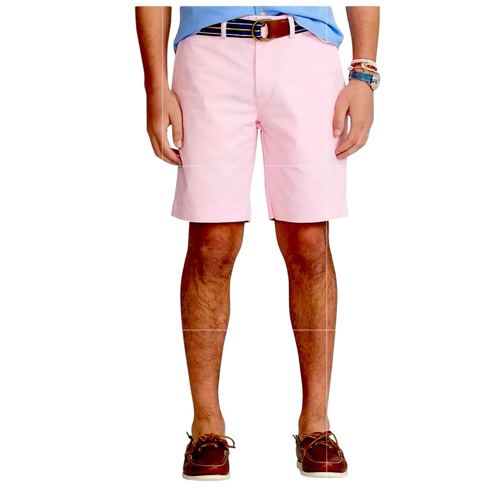 Jos A Bank Pink Oxford Cloth Cotton Casual 9”Shorts Men’s Sz 42 NWT Resort Prep